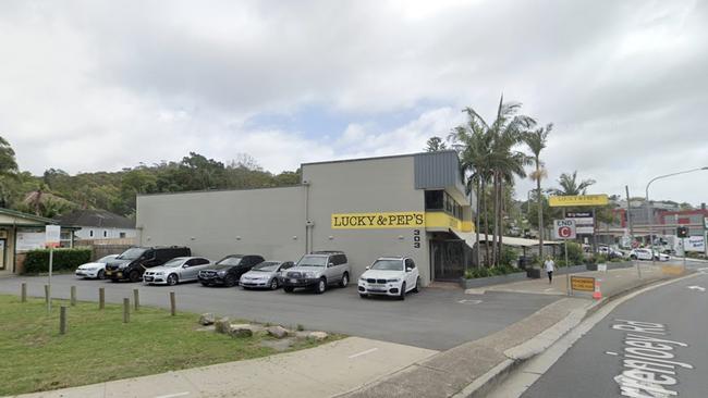 The $4 million commercial property in Newport, purchased in 2003, which police hope to seize following Mostafa Baluch's breach of bail. The property was purchased by his father Aminullah. Credit: Google Maps.