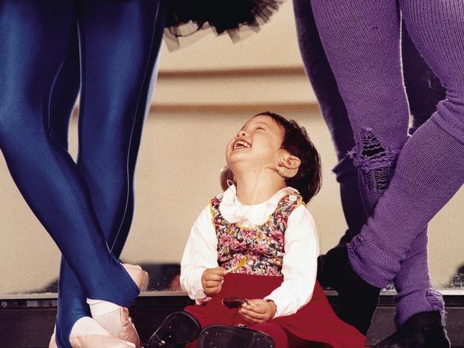 Sophie in the ballet studio as a toddler. Picture: Supplied