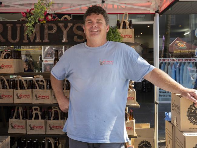 David Bentley from Grumpys Ginger Beer at CronullaFest at Cronulla on the 09/09/2023. Picture: Daily Telegraph/ Monique Harmer