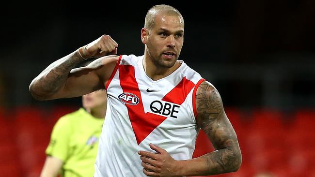 Lance ‘Buddy’ Franklin. Picture: Jono Searle/AFL Photos/via Getty Images