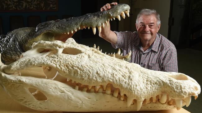 Professor Grahame Webb from Crocodylus Park said he recently halted the skin production side of his business to focus more on tourism endeavours
