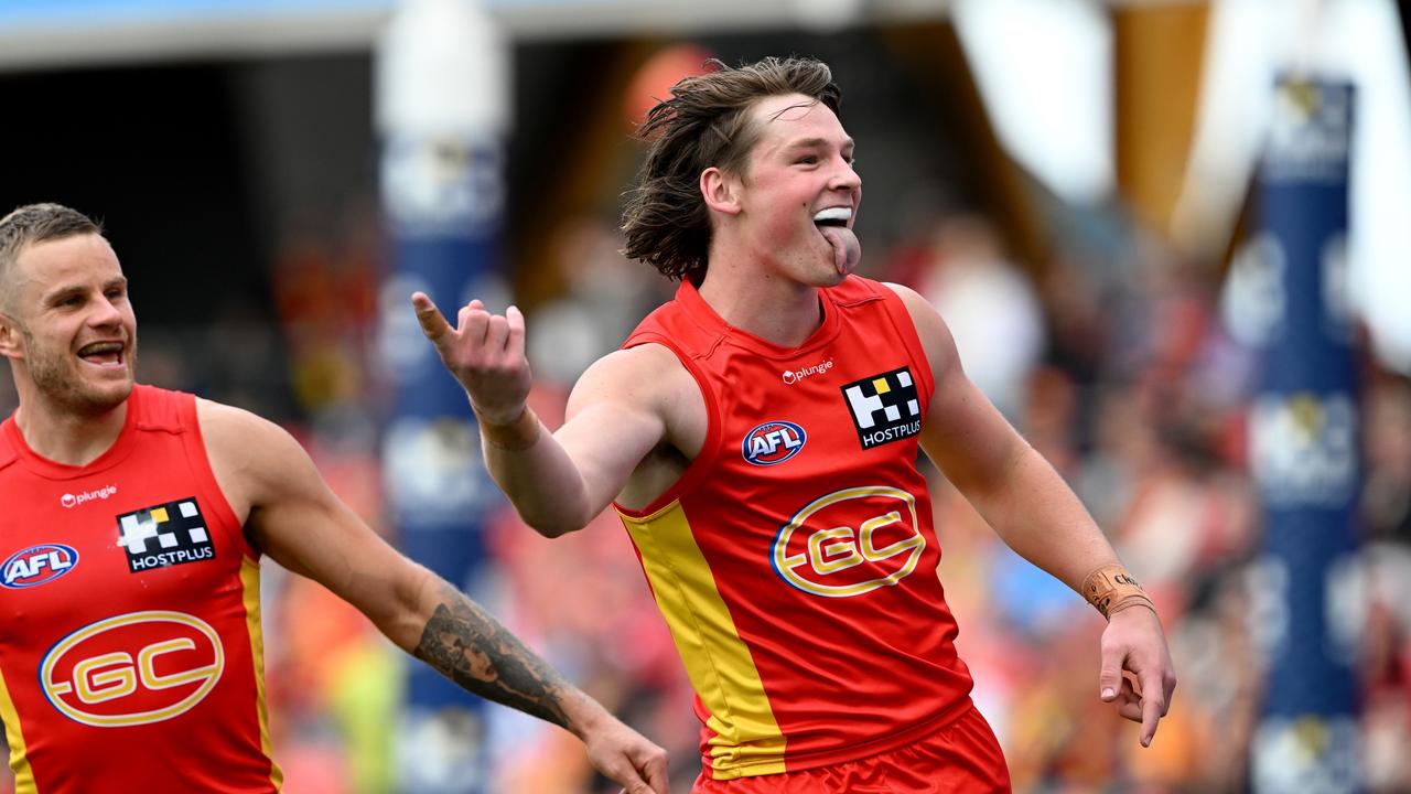 Gold Coast put on a show for Damien Hardwick. (Photo by Bradley Kanaris/Getty Images)