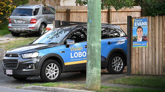 Vivian Lobo leaves his home in Windsor, Brisbane.