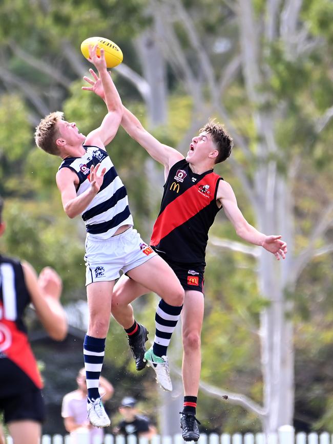 Action from Saturday's McDonaldâ€™s South East Queensland Youth Grand Finals played at Yeronga AFC. 2 September 2023. Picture, John Gass