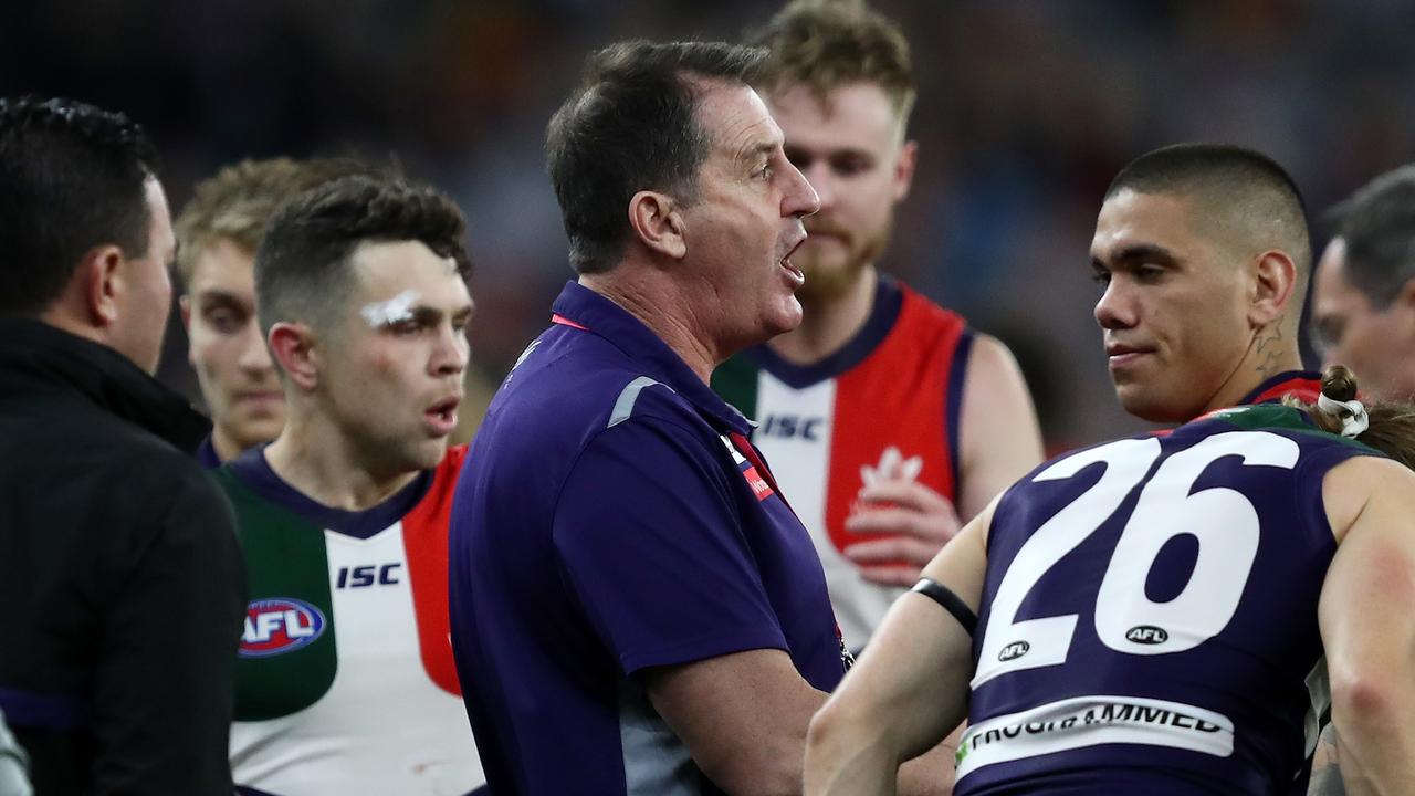 Former Fremantle coach Ross Lyon. Picture: Gary Day