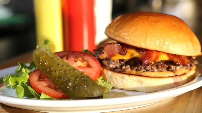 Easy Street Diner is an American style restaurant at Mermaid Beach. The Royal with Cheese. Picture Glenn Hampson