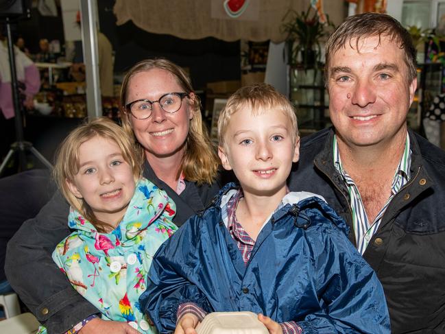 Charlotte, Alyssa, Samuel and John Welke at the Heritage Bank Toowoomba Royal Show.Saturday April 20th, 2024 Picture: Bev Lacey