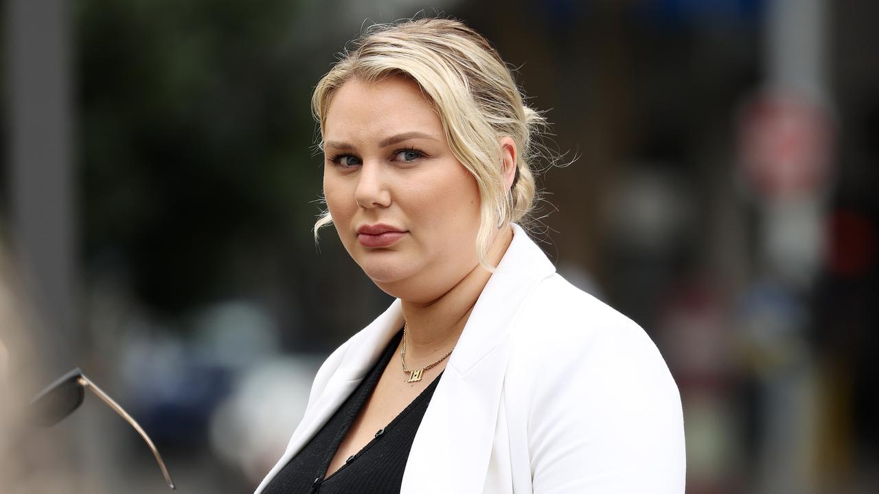 Hairdresser Bridgette Louise Taylor at Brisbane Supreme Court, sentenced for three counts of drug supply. Picture: Liam Kidston