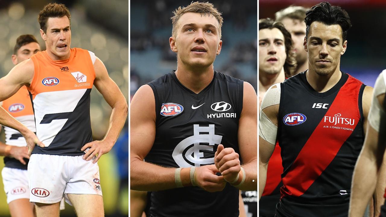The GWS Giants and Essendon looked like contenders coming into the week, but faceplanted; while Carlton also lost, but looked good in the process.