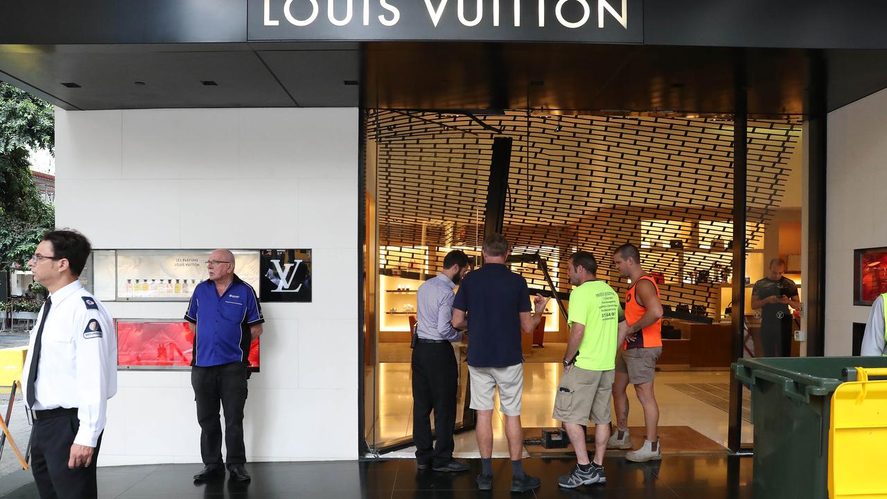 Louis Vuitton Brisbane CBD store targeted in ram raid