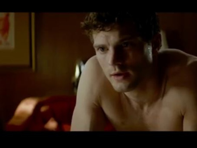 Convincing...Dornan as the sedutive Mr Gery in a shot from the new trailer. Picture: Supplied