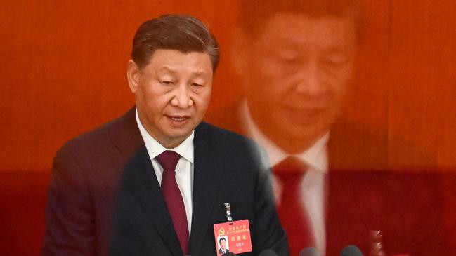 Xi Jinping says the Chinese Communist Party has ‘committed itself to the noble cause of peace and development for humanity’. Picture: AFP