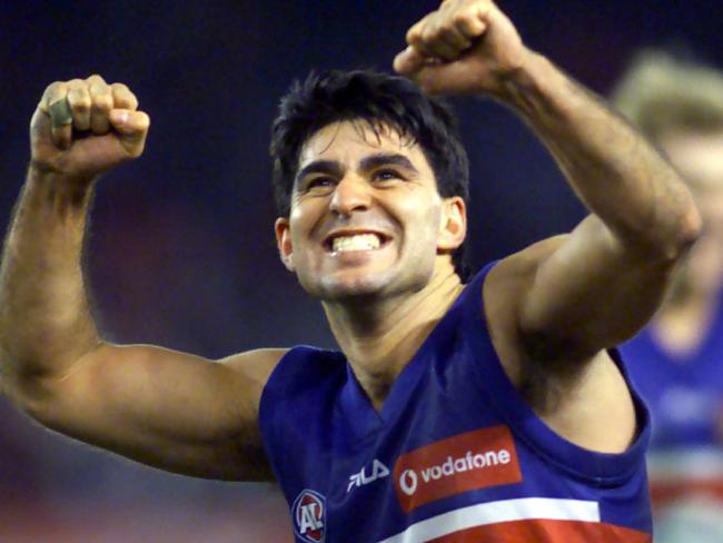 Footballer Jose Romero. AFL football - Essendon vs Western Bulldogs match at Colonial Stadium 28 Jul 2000.