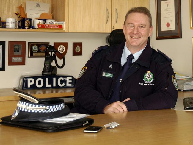 Superintendent Robert Critchlow at Chatswood Police Station.