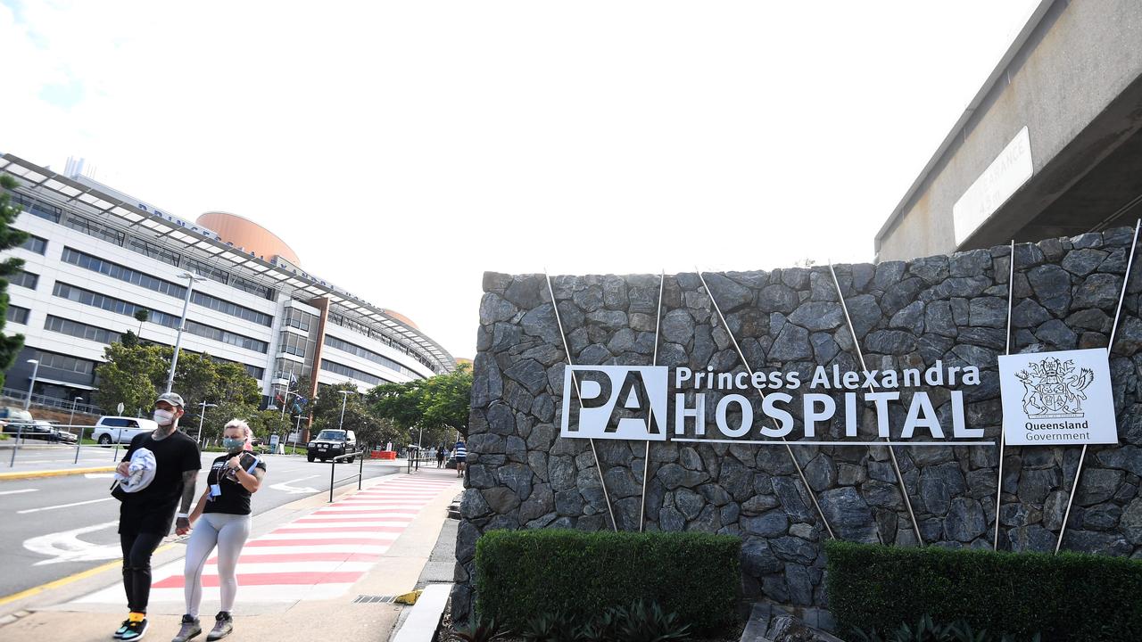 The Princess Alexandra Hospital, where two recent coronavirus clusters forced about 580 health workers into quarantine. Photo: Dan Peled.