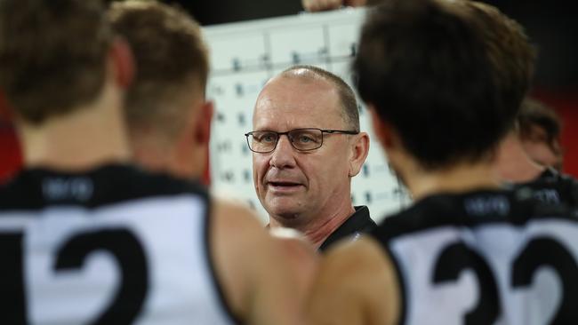 Ken Hinkley has described the actions of his two players as selfish. Picture: Getty Images