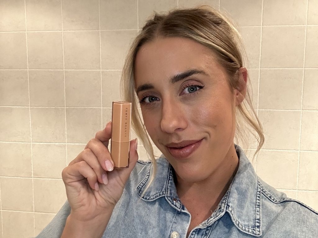 We try the Fenty Beauty Gloss Bomb Stix.