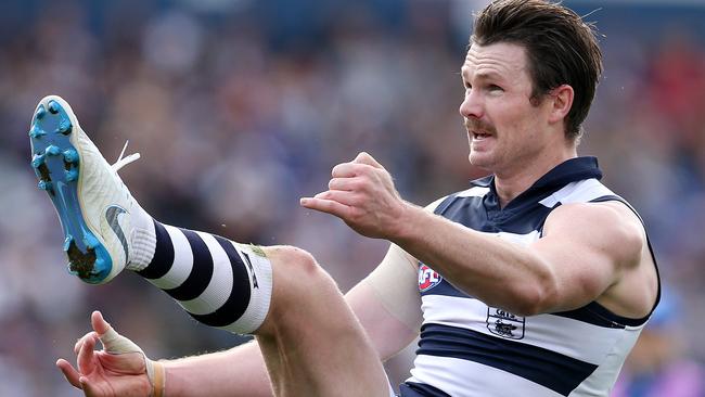 Geelong's dual-threat Patrick Dangerfield. Picture: Michael Klein