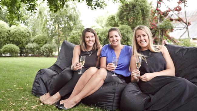 Emma, Katherine and Caroline Brown had to work for someone else for five years before they were allowed to join the family business - Brown Brothers wine.