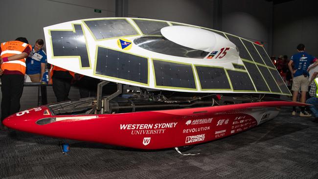 Western Sydney Solar Team’s entry, Unlimited 5.0. Picture: Pema Tamang Pakhrin.