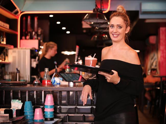 Mikaela Bielby, marketing manager at Milky Lane in Coogee. Picture: Sam Ruttyn