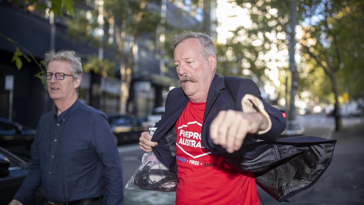 Alan Glover became more involved in protests after the Black Summer Bushfires of 2019/2020. Picture: NCA NewsWire / Christian Gilles