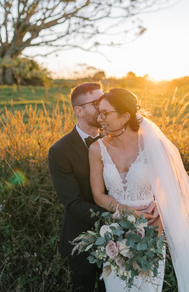 Wedding of Stephanie Fowler and William Slack. Picture: Jennifer Oliphant