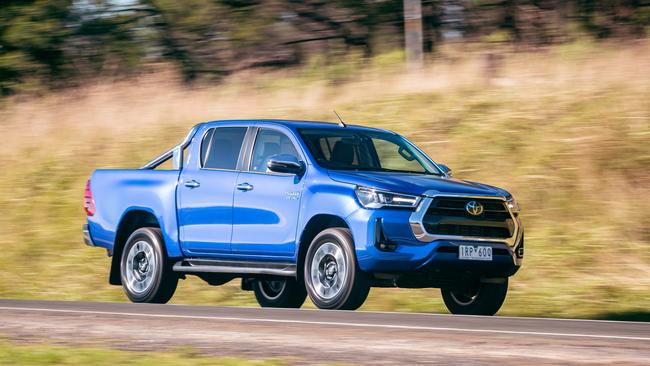 The Toyota HiLux remained the most popular vehicle in the country by a long shot, shifting 5319 vehicles in march. Picture: Thomas Wielecki.