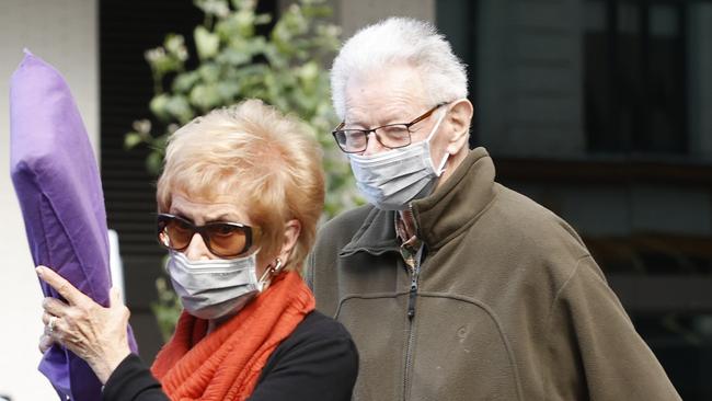 Barbara and Ted Grimley have received a handsome settlement to move out of their Edgecliff home. Picture: NCA NewsWire / Dylan Coker