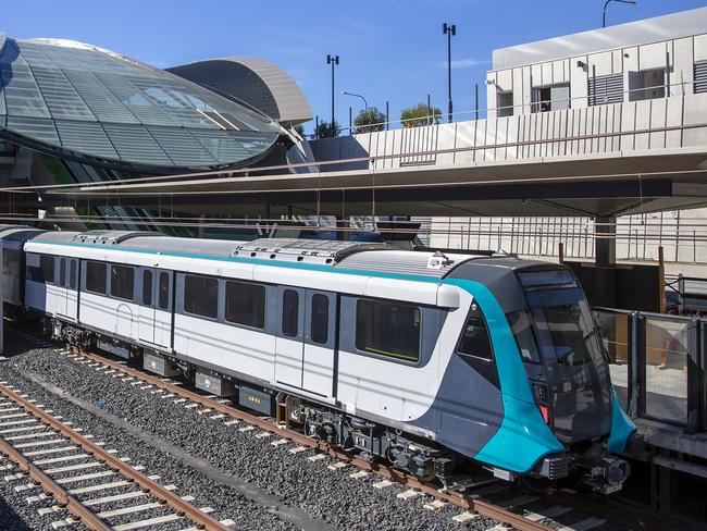 A driverless metro train, which has been tested this year.