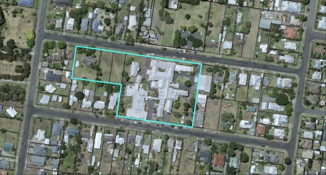 Aerial perspective of planned site and surrounds. Picture: Corangamite Shire Council.
