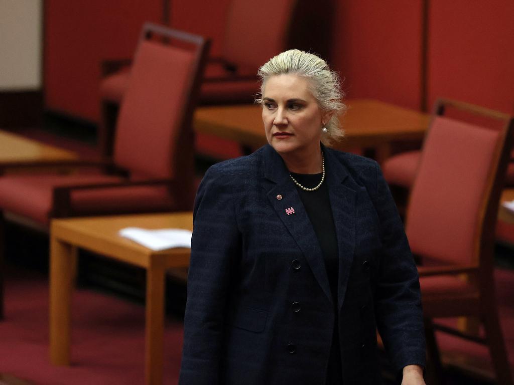 Senator Hughes has told Mr Morrison’s critics to go away. Picture: NCA NewsWire / Gary Ramage