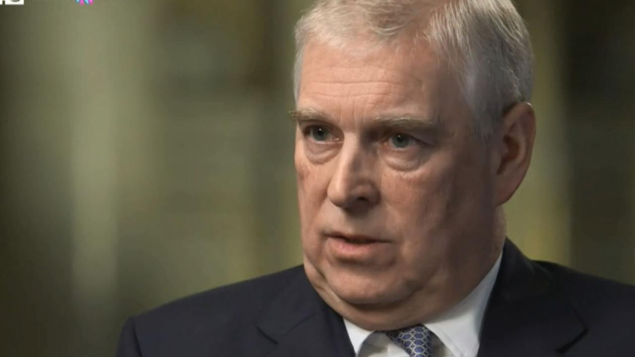 Prince Andrew said he had a medical condition which meant he didn’t sweat. Picture: BBC