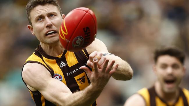 Shiels was a crucial cog in Hawthorn’s three-peat. (Photo by Darrian Traynor/Getty Images)