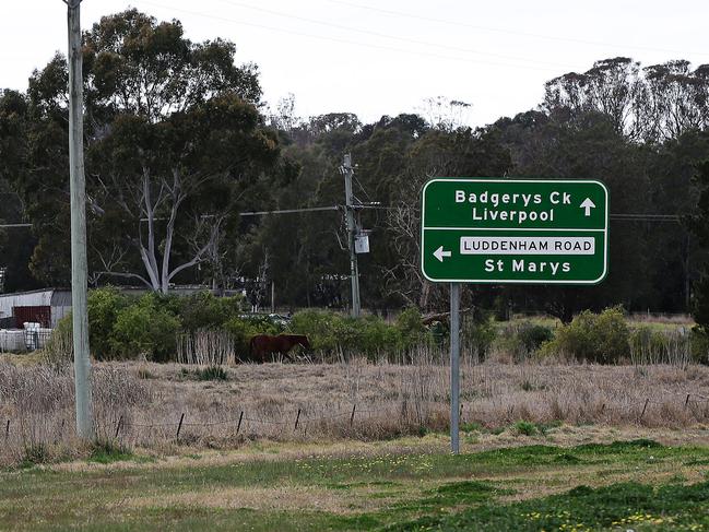 RMS has just announced plans for a new motorway for the upcoming Badgerys Creek airport, to be called the M12 motorway. corner of Luddeham Rd and Elizabeth Drive.Photographer: Adam Yip