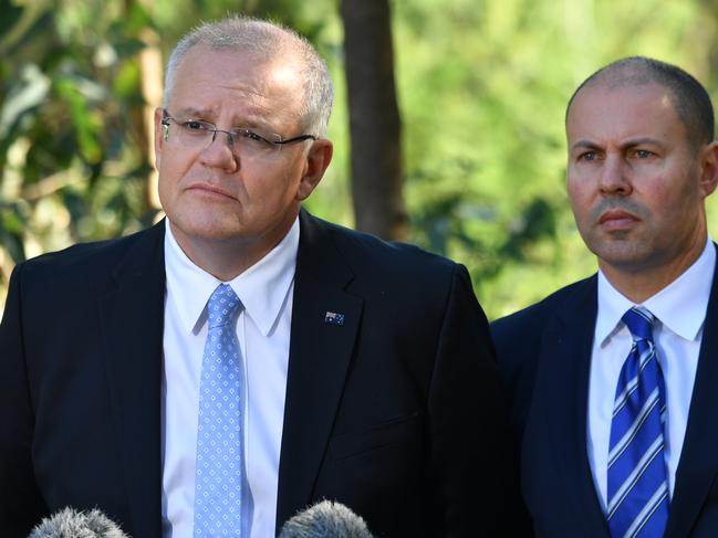 Prime Minister Scott Morrison lost three candidates in Victoria before the election due to dual citizenship concerns. Picture: Mick Tsikas) 