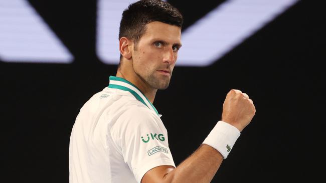 It’s been a wild Australian Open for Novak Djokovic. Picture: Getty Images