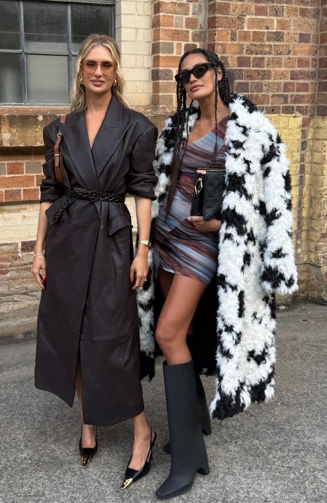 The pilates queen, who married Jordan Sukkar – the head of his family’s $500 million construction business – in December, posed alongside some friends. Picture: Instagram/BernadetteSukkar