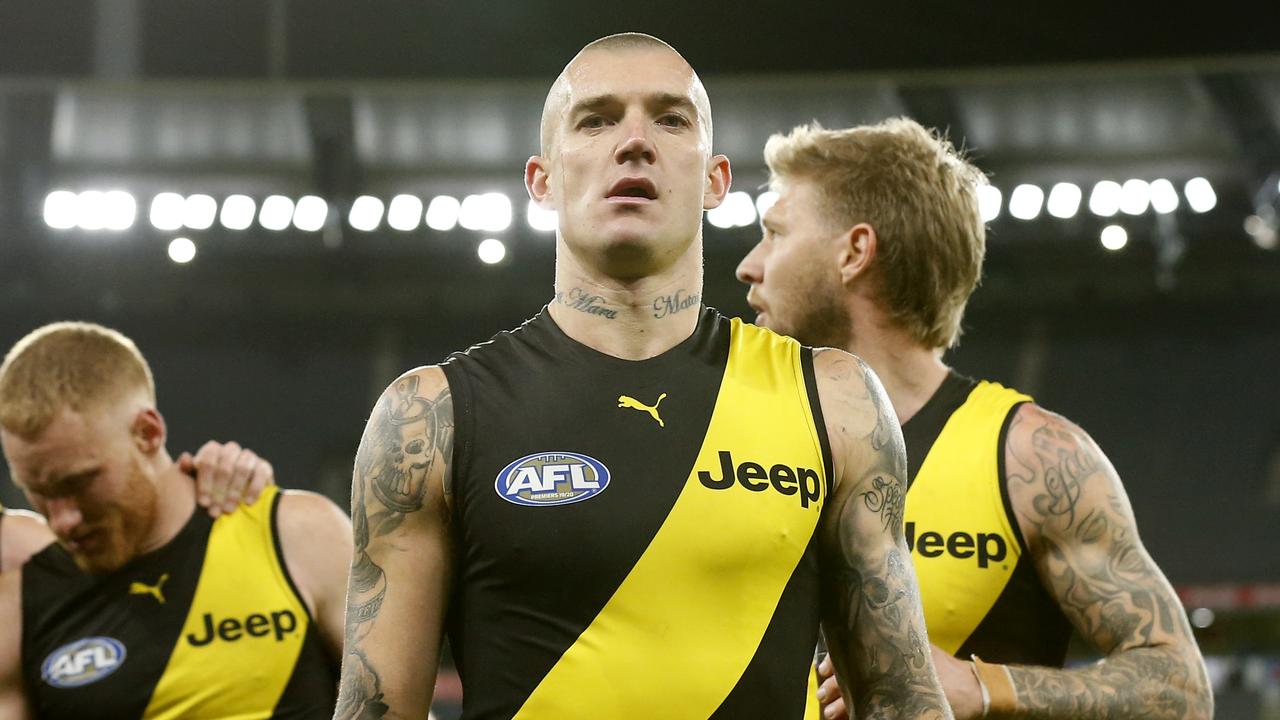 Dustin Martin of the Tigers. Picture: Darrian Traynor
