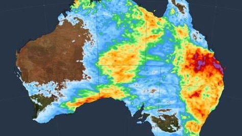 Stormy and wet weather is set to spread across eastern Australia. Picture: Sky News Weather / Weatherzone