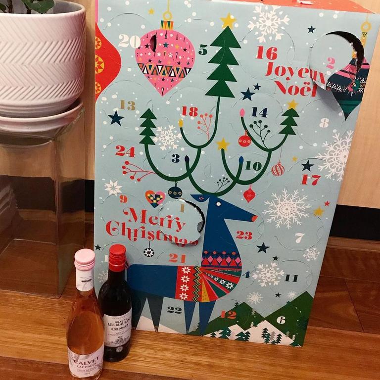 A wine advent calendar has proved popular in previous years. Picture: Instagram/AldiLoversAustralia