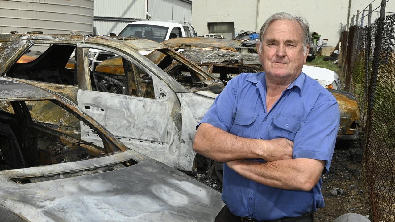 Shore Prestige Motor Dealer, owner Henry Shore. Mr Shore lost valuable stock after kids set cars alight on Monday December 7.