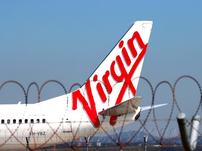 Planes arriving and leaving Brisbane Airport. Picture: David Clark