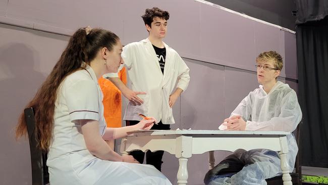 Ipswich Little Theatre's Young Theatricals rehearse for their next run of plays.