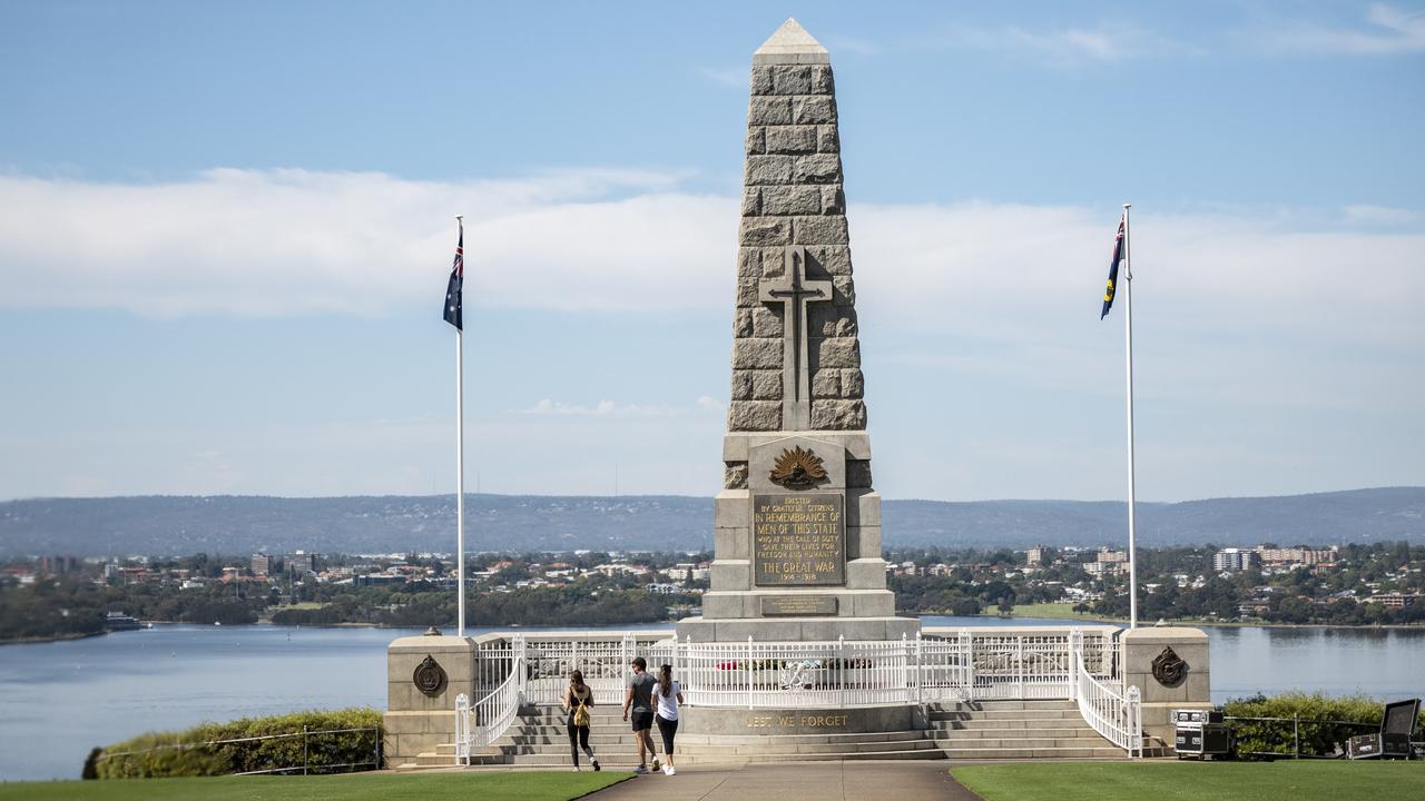 The State War Memorial in Kings Park, Perth. NCA NewsWire / Tony McDonough