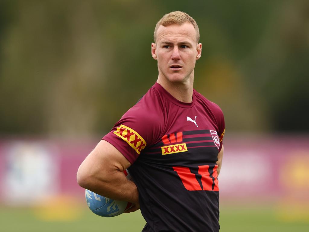 GOLD COAST, AUSTRALIA – JUNE 22: Daly Cherry-Evans during a Queensland State of Origin Training Session at Sanctuary Cove on June 22, 2024 in Gold Coast, Australia. (Photo by Chris Hyde/Getty Images)