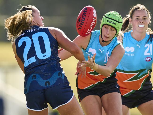 Ella Parker is a high level talent. Photo: Brett Hemmings/AFL Photos/via Getty Images