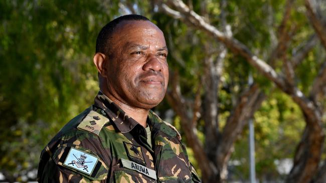 PNGDF soldier Lieutenant Colonel Boniface Aruma will be the Deputy Commander of 3rd Brigade. Picture: Evan Morgan