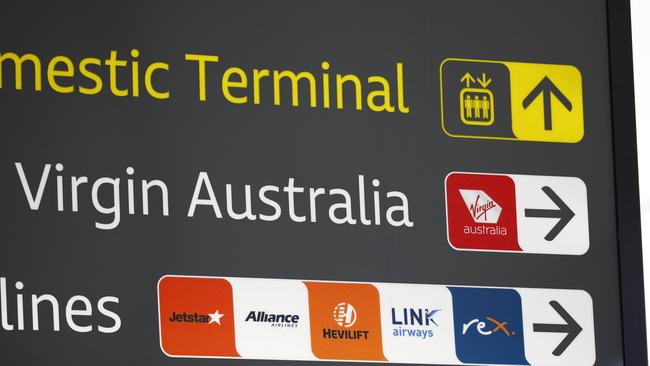 BRISBANE, AUSTRALIA - NewsWire Photos JANUARY 11, 2024: Virgin Australia and Qantas are fighting over who will be awarded some lucrative flights to Bali. Pictures show the airport in Brisbane. Picture: NCA NewsWire/Tertius Pickard