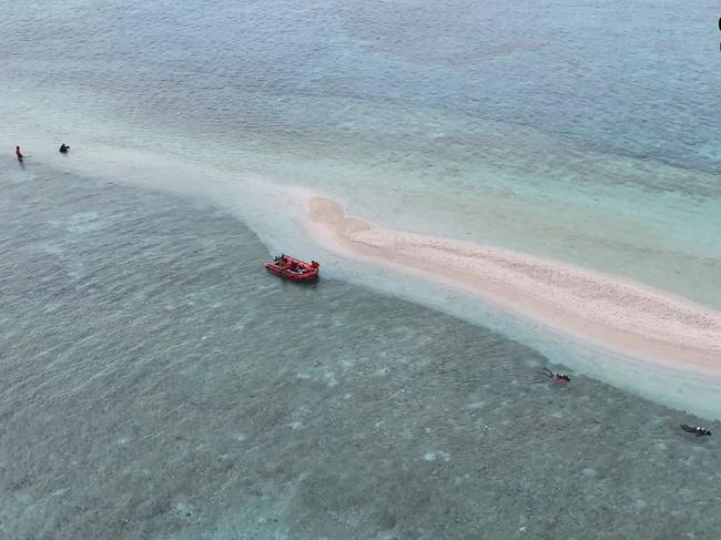 Philippine Coast Guard divers and marine scientists regularly survey parts of shoals in the waters of South China Sea.